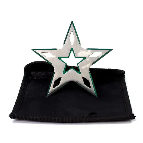 5 Point Green Edge Throwing Star