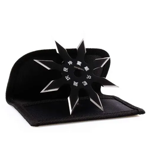 8-Point Black Ninja Star