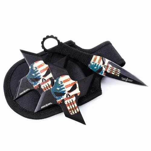 American Skull Throwing Set