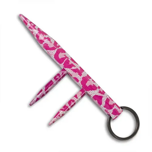 Animal Print Spike Keychain
