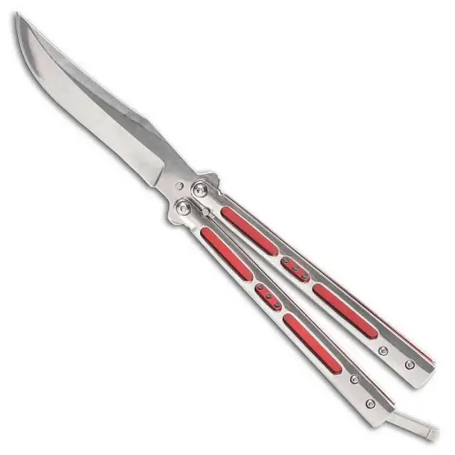 Atomic Silver Butterfly Knife