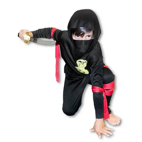 Bargain Black Ninja Costume