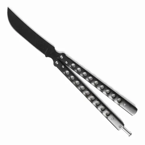 Behemoth Black Butterfly Knife