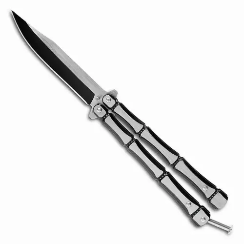 Black Bones Butterfly Knife