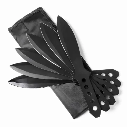 Black Broadhead Throwing Knives