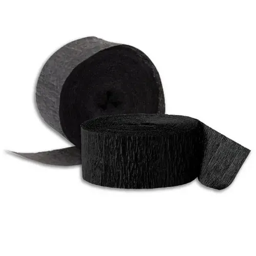 Black Party Streamers
