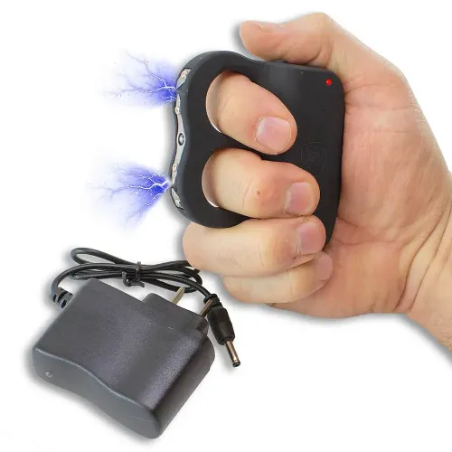 Black Double Knuckle Stun Gun