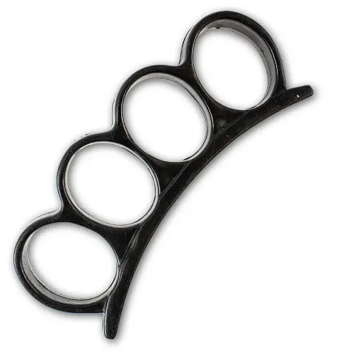 Black Plastic Knuckles