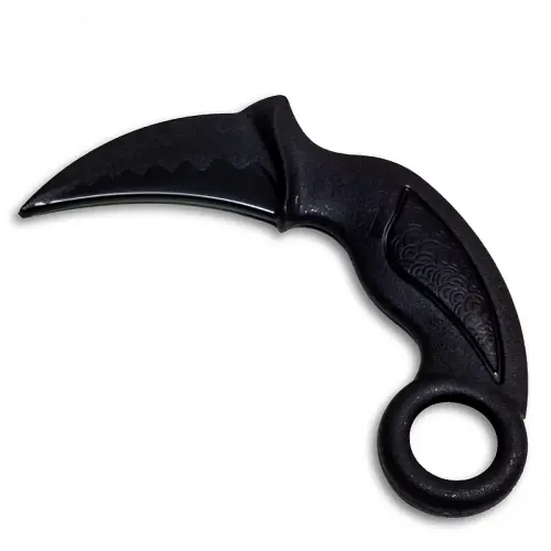 Black Polypropylene Training Karambit