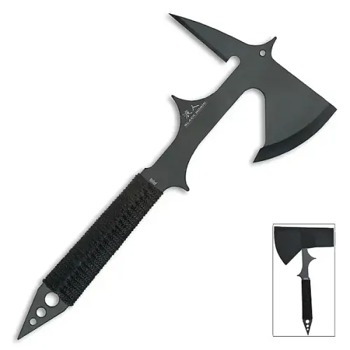 Black Ronin Throwing Tomahawk