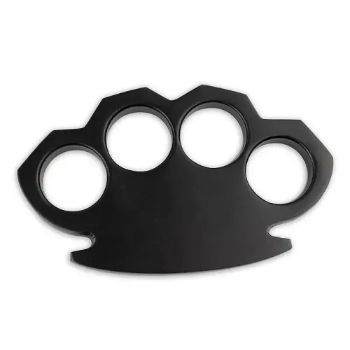 Black Steel Knuckle Duster