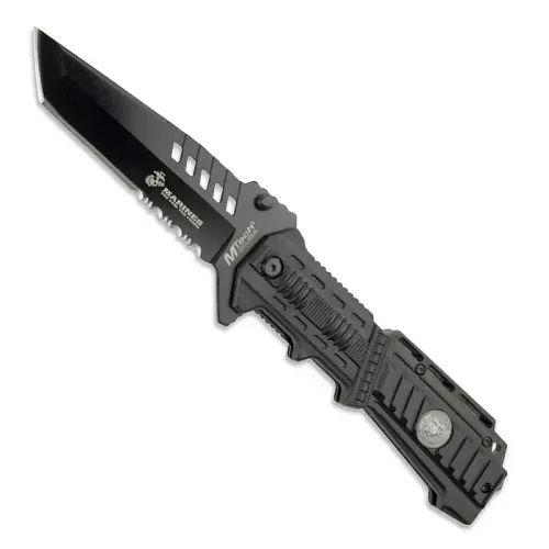Black Tactical Folding Knife