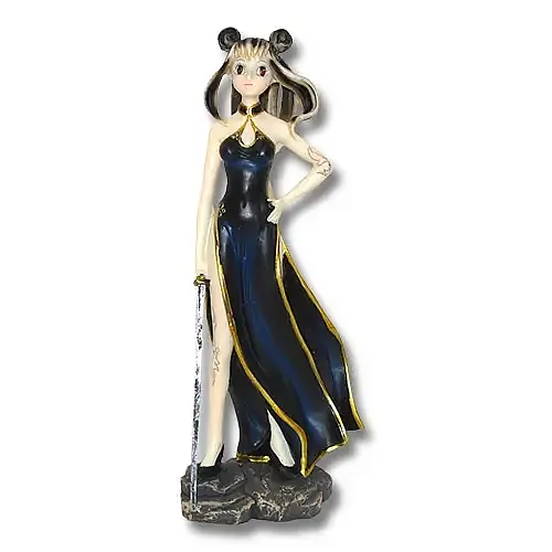 Black Widow Warrior Statue