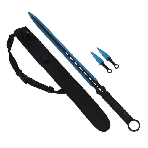Blue Blade Kunai Sword