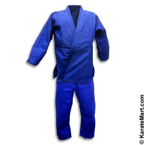 Blue Double Weave Judo Uniform