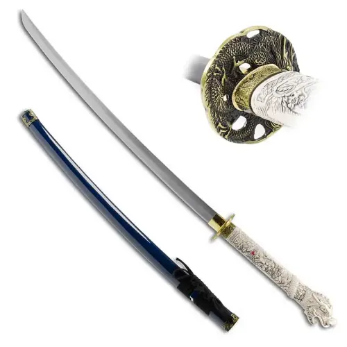 Blue Dragon Handle Katana