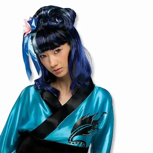 Blue Dragon Lady Wig