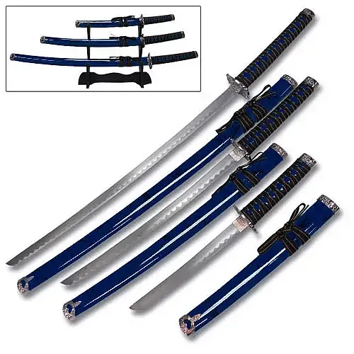 Blue Robin Katana Set