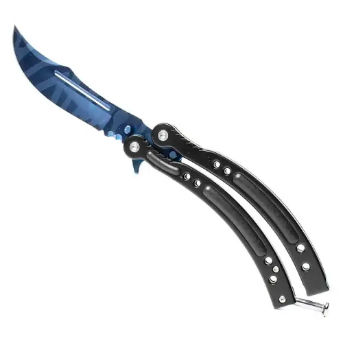 Blue Tiger CSGO Balisong
