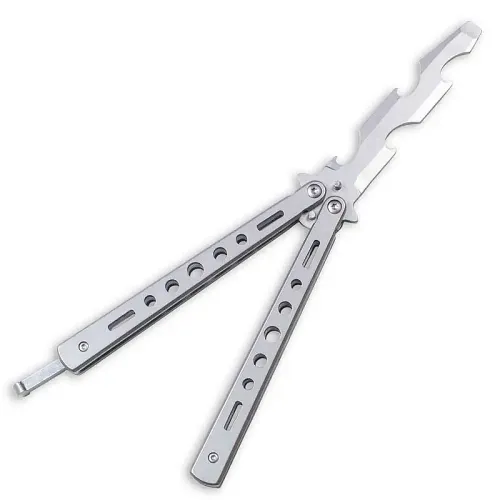 Bottle Opener Butterfly Knife