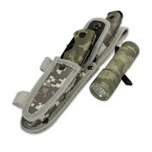 Camo Survival Knife Set
