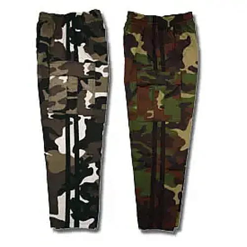 Camouflage Karate Cargo Pants