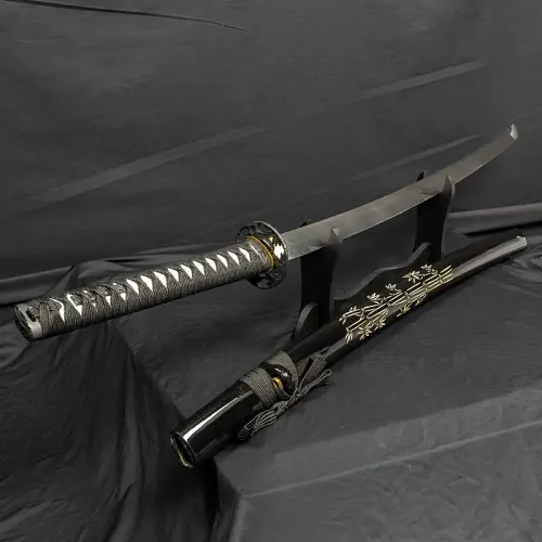 Carved Bamboo Samurai Sword