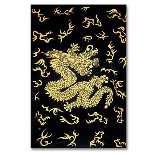 Chinese Golden Dragon Tapestry