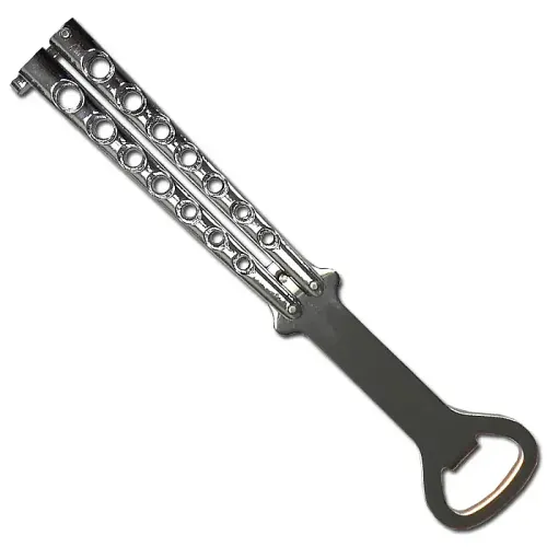 Chrome Butterfly Style Bottle Opener
