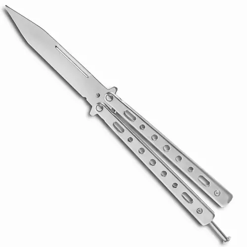 Chrome Butterfly Training Knife