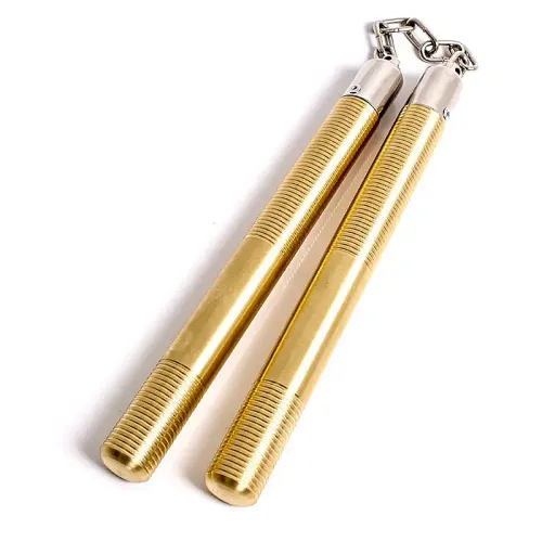 Solid Brass Nunchaku