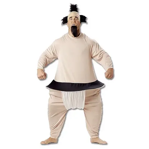 Crazy Hair Sumo Wrestler