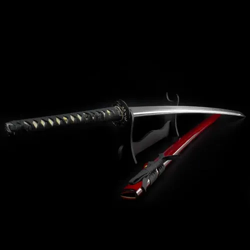 Crimson Warrior Hand Forged Katana
