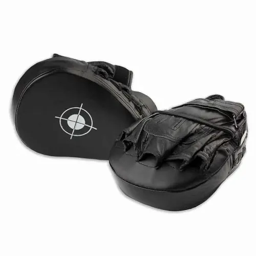 Curved Leather Focus Mitts