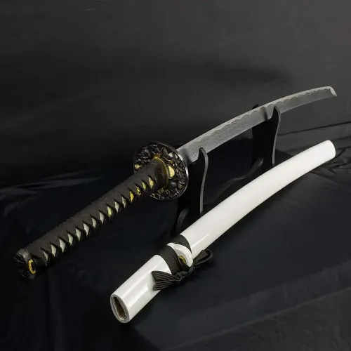 Damascus Steel White Katana