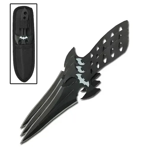 Dark Bat Throwing Knives