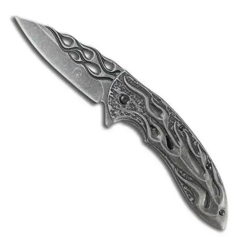 Dark Flame Folding Knife