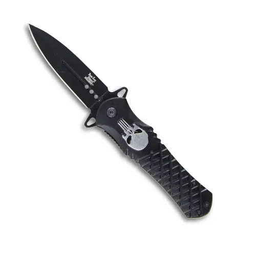 Dark Skull Folding Knife