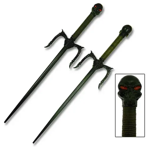 Dark Skull Sai Set