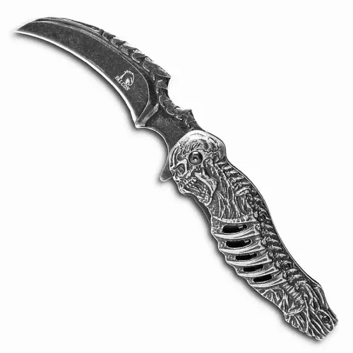 Death Metal Pocket Knife