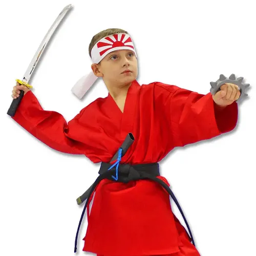 Deluxe Red Karate Costume