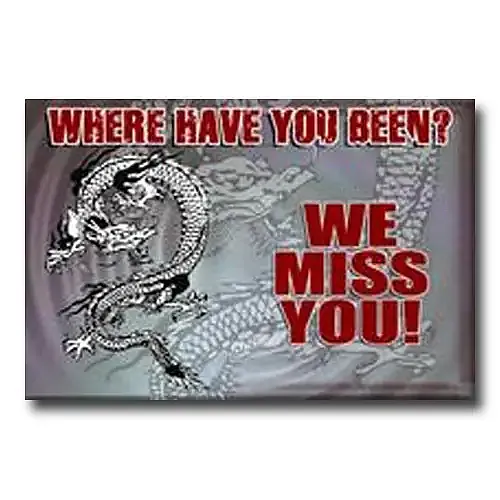 Dragon Miss You Postcard