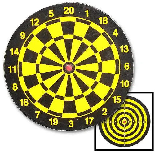 Dual Sided Blowgun Target