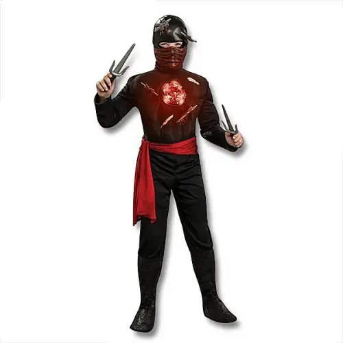 Electronic Lights Ninja Costume