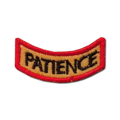 Excellent Patience Award Patch