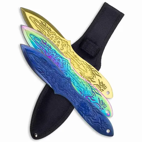 Flaming Dragon Throwing Knives