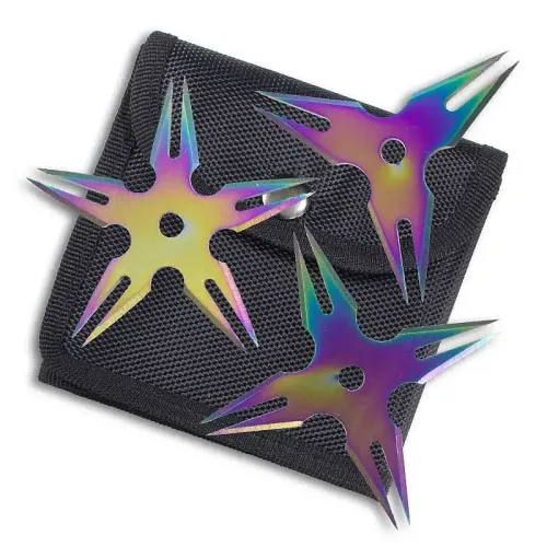 Forked-Blade Titanium Ninja Stars
