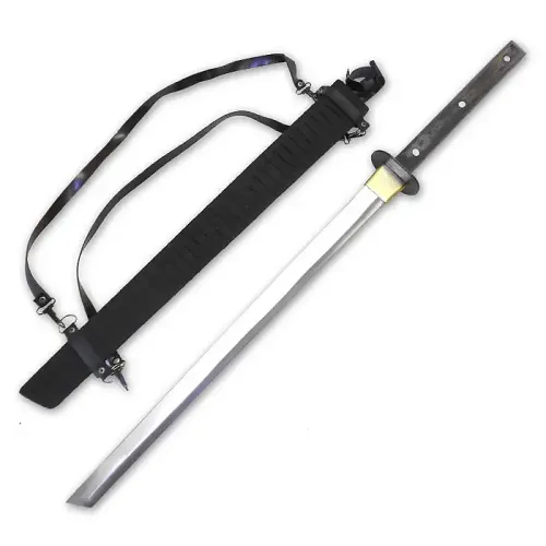 Full Tang Ninjato with Black Scabbard
