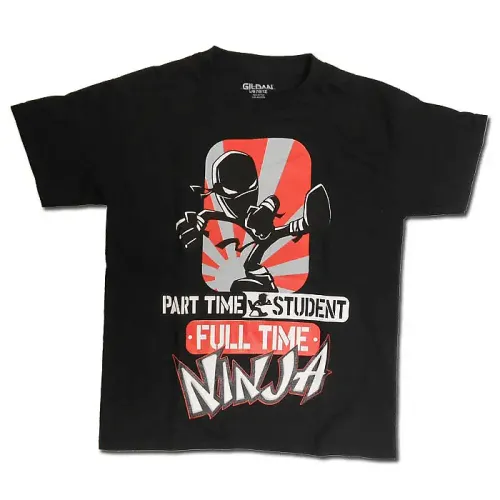 Kids Full-Time Ninja T-Shirt