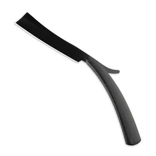 Gentlemans Black Straight Razor